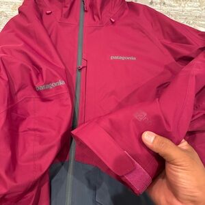 Patagonia Insulated Snowbelle Hoody Jacket Women’s XL H2No RECCO Ski Hike $329